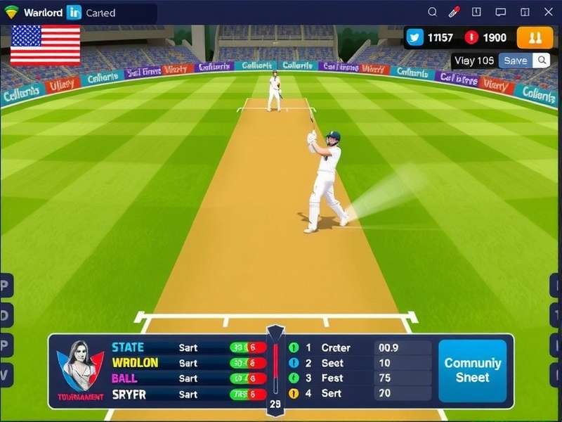 Cricket Warlord Champion Bowling Interface